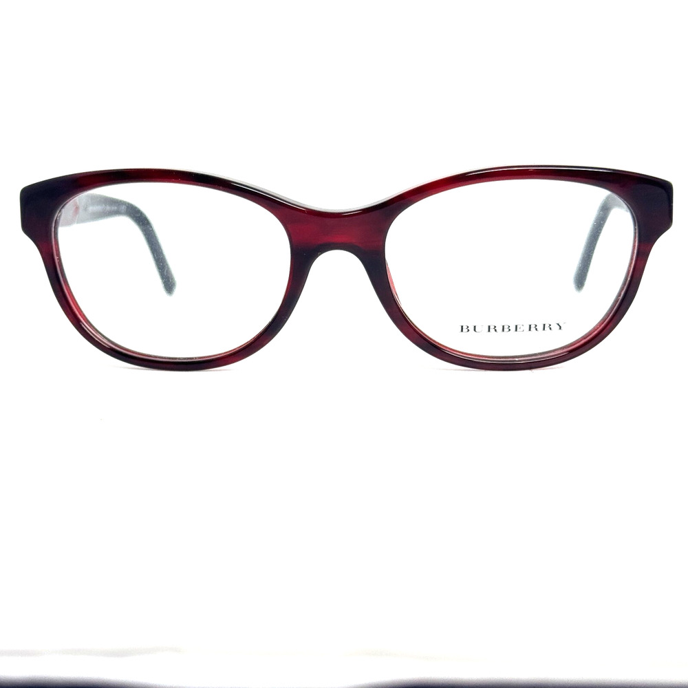 Burberry B 2151 3322 Eyeglasses Frames 52/18/140‎ Made in Italy Authentic H17185